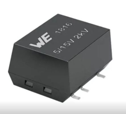Wurth Elektronik 1-Channel, Isolated, Un-Regulated DC-DC Converter, 200mA 8-Pin, SMT