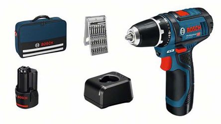 Bosch Taladro-atornillador A Batería Li-Ion De 12V, GSR 12V-15