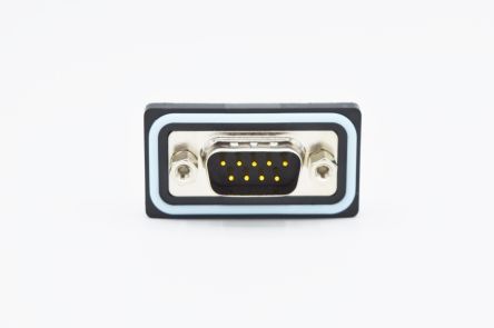 Norcomp Conector D-sub, Serie SDF, Paso 2.74mm, Ángulo De 90°, Montaje En PCB, Macho, Con Bloqueos De Placa 4-40,