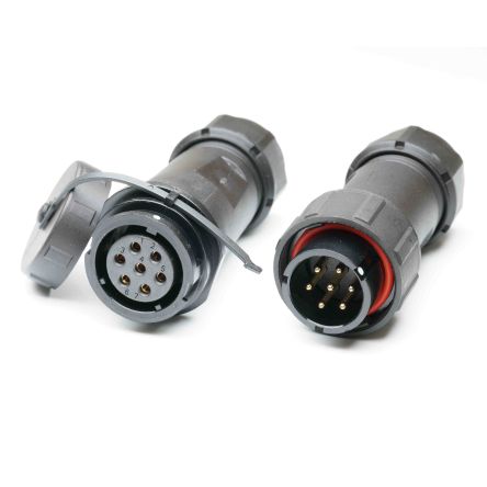 RS PRO Circular Connector, 7 Contacts, Cable Mount, Plug And Socket, Male And Female Contacts, IP67