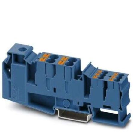 Phoenix Contact PTU 35/4X6/6X2.5 BU Reihenklemmenblock Blau, 1.5 → 50mm², 100 V / 105A