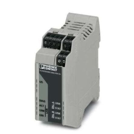 Phoenix Contact Switch Ethernet No Gestionado 2702409,, 1 Puerto RJ45 Puertos RJ45, Montaje Carril DIN, 10/100Mbit/s