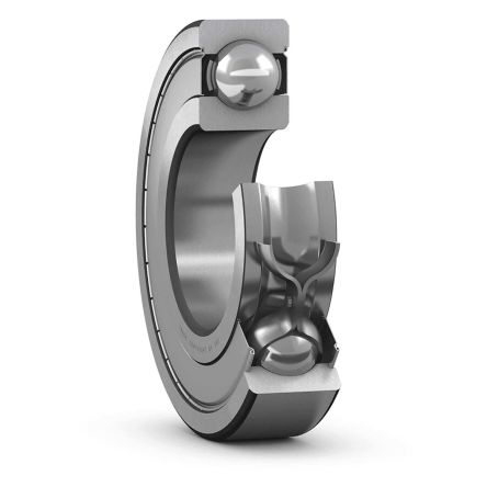 SKF 6318-2Z Single Row Deep Groove Ball Bearing- Both Sides Shielded End Type, 90mm I.D, 190mm O.D