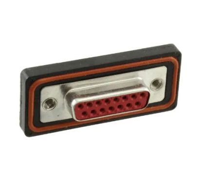 FCT From Molex 173110 15 Way Panel Mount D-sub Connector Socket, 2.84mm Pitch, With 4-40 Screw Locks