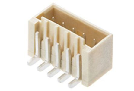 Molex Pico-SPOX Leiterplatten-Stiftleiste Vertikal, 4-polig / 1-reihig, Raster 1.5mm, Ummantelt