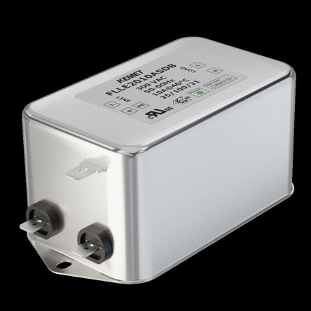 KEMET FLLE2-S EMV-Filter, 300 V Ac/dc, 6A, Gehäusemontage, 1-phasig / 50-60Hz