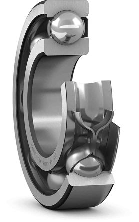 SKF 6304-Z Single Row Deep Groove Ball Bearing- One Side Shielded End Type, 20mm I.D, 52mm O.D