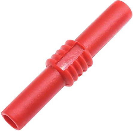 RS PRO Raccord Banane Femelle, Rouge, Avec Contacts Laiton