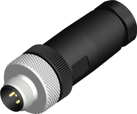 RS PRO Circular Connector, 4 Contacts, Cable Mount, M12 Connector, Plug, Male, IP67