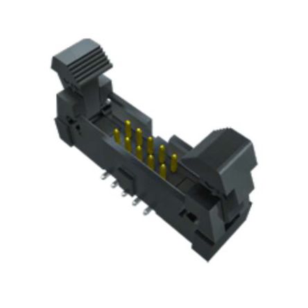 Samtec EHF Series Straight PCB Header, 50 Contact(s), 1.27mm Pitch, 2 Row(s), Shrouded
