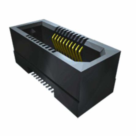 Samtec Connecteur Femelle Pour CI, 150 Contacts, 2 Rangées, 0.5mm, Montage En Surface, Verticale