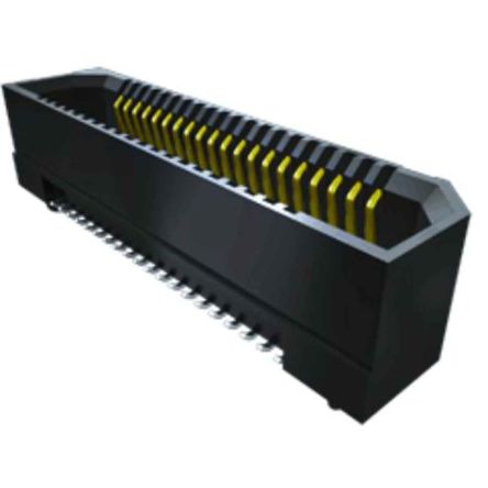 Samtec Conector Hembra Para PCB Serie ERF8, De 100 Vías En 2 Filas, Paso 0.8mm, Montaje Superficial, Para Soldar