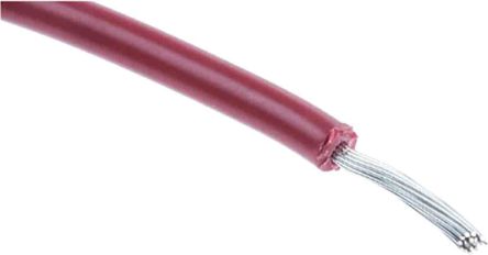 RS PRO Hook Up Wire, 1,32 Mm², Rouge, 16 AWG, 30.5m, 300 V