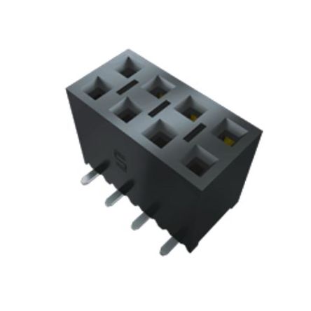 Samtec Conector Hembra Para PCB Serie SSM, De 16 Vías En 2 Filas, Paso 2.54mm, Montaje Superficial, Para Soldar