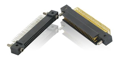 Amphenol Socapex Conector Hembra Para PCB Serie HDAS, De 41 Vías En 3 Filas, Paso 1.905mm
