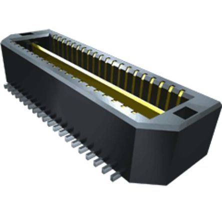 Samtec QTE Leiterplatten-Stiftleiste Gerade, 120-polig / 2-reihig, Raster 0.8mm, Ummantelt