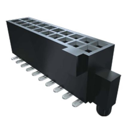 Samtec SFC Series Straight Surface Mount PCB Socket, 30-Contact, 2-Row, 1.27mm Pitch, Solder Termination