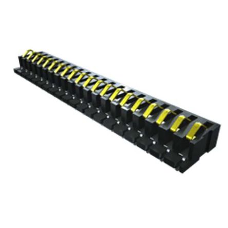 Samtec SIB Series Straight PCB Header, 16 Contact(s), 2.54mm Pitch, 1 Row(s), Shrouded