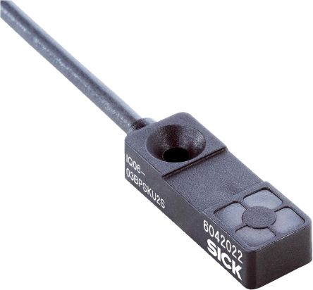 Sick Inductive Block-Style Proximity Sensor, 3 Mm Detection, PNP Normally Open Output, 10 → 30 V, IP67