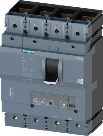 Siemens SENTRON 3VA, Leistungsschalter MCCB 4-polig, 250A / Abschaltvermögen 55 KA 690V, Fest