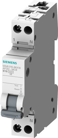 Siemens 5SV6 MCB Leitungsschutzschalter, 2-polig 10A 230V, Abschaltvermögen 6 KA SENTRON DIN-Schienen-Montage