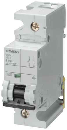 Siemens 5SP4 MCB Leitungsschutzschalter Typ C, 1-polig 80A 400V SENTRON DIN-Schienen-Montage