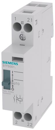 Siemens SENTRON Leistungsschütz / 24 V Spule, 2 -polig 1 Schließer, 1 Öffner / 20 A