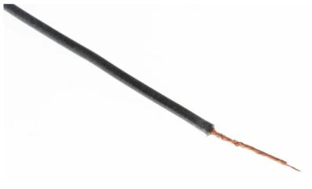 RS PRO Hook Up Wire UL3512, 0,52 Mm², Noir, 20 AWG, 20m, 600 V