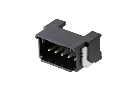 Molex Micro-One Series Right Angle Surface Mount PCB Header, 6 Contact(s), 2.0mm Pitch, 1 Row(s), Shrouded