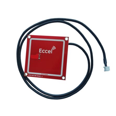 Eccel Technology Ltd Antenne RFID Mux ANT 1356-50x50-800 Boulonné/Montage Traversant Carré 1dBi High Frequency RFID