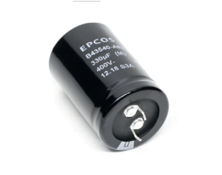 EPCOS Condensador Electrolítico, 680μF, 400V Dc, De Encaje A Presión, 30 X 50mm, Paso 10mm