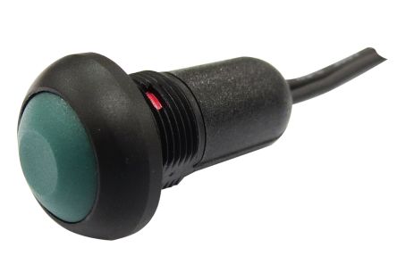 RS PRO Push Button Switch, Momentary, Panel Mount, 13.6mm Cutout, SPST, 50V Dc / 125V Ac, IP67