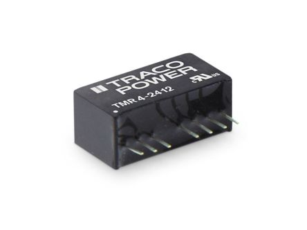 TRACOPOWER TMR DC/DC-Wandler 4W 24 V Dc IN, 24V Dc OUT / 166mA 1.6kV Isoliert