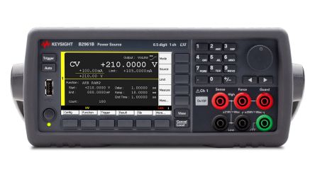 Keysight Technologies Medidor De Fuente B2961B, 1 Canal, 100 NV →210 V, 3 A, 31,8 W