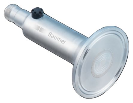 Baumer Sensor De Presión Higiénico Manométrica, -1bar → 1bar, Tri-Clamp DN40, 30 V, Salida Corriente, Para Líquido, IP67