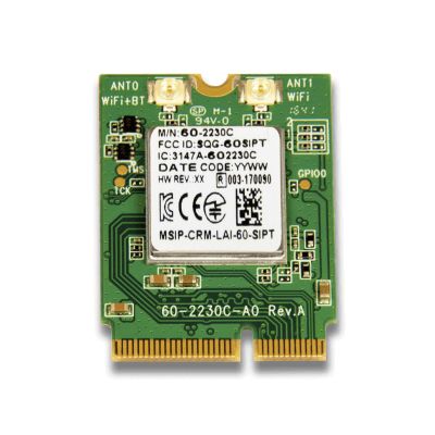 Laird Connectivity Módulo BLE/WiFi, ST60-2230C-PU, WEP, WPA, WPA2, 3.3V, 22 X 30 X 3.3mm
