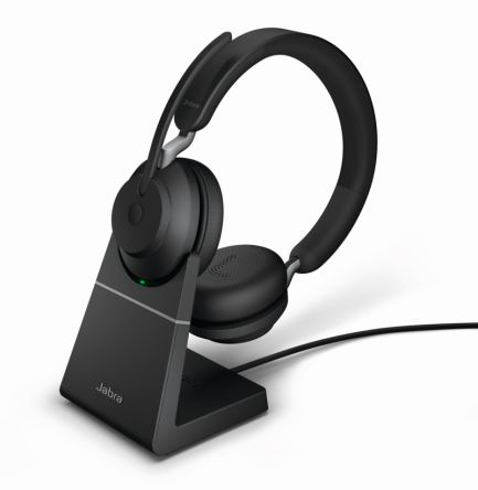 Jabra Evolve2 65 On-Ear-Headset Bluetooth Schwarz Wireless