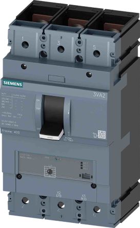 Siemens SENTRON 3VA2, Leistungsschalter MCCB 3-polig, 250A / Abschaltvermögen 110 KA 690V, Fest