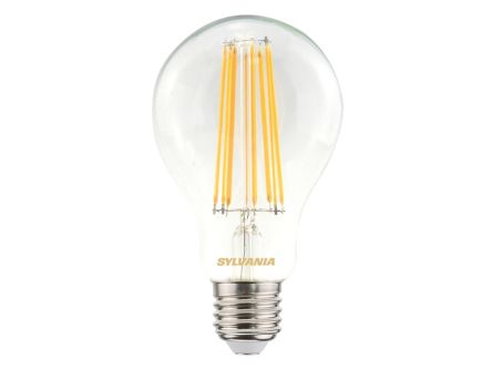 Sylvania ToLEDo, LED-Filament, LED-Lampe, Kolbenform, 11 W / 230V, E27 Sockel, 2700K Homelight