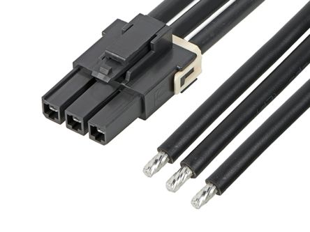 Molex 4 Way Female Mega-Fit Unterminated Wire To Board Cable, 300mm