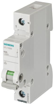 Siemens 5TL Trennschalter 1P-polig 63A SENTRON