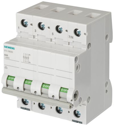Siemens Interrupteur-sectionneur SENTRON 5TL, 3P, 80A