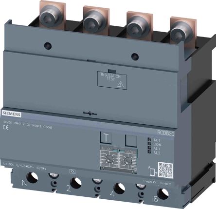 Siemens 3VA9 RCD/FI, 4-polig, 160A Typ A SENTRON