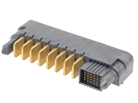 Molex 214115 Leiterplattenbuchse Gewinkelt 8P + 30S-polig / 5-reihig, Raster 2, 5.78