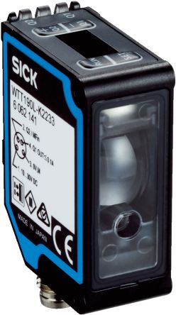 Sick PowerProx Kubisch Optischer Sensor, Hintergrundunterdrückung, Bereich 200 Mm → 3 M, NPN/PNP Ausgang,