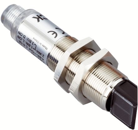 Sick V180-2 Zylindrisch Optischer Sensor, Hintergrundunterdrückung, Bereich 1 Mm → 130 Mm, PNP Ausgang,