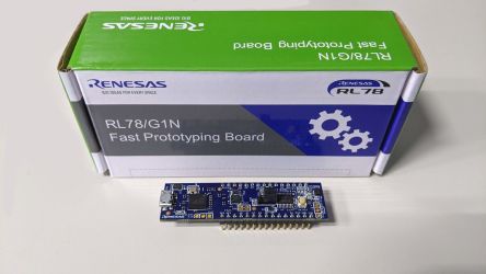 Renesas Electronics RL78/G1N Fast Prototyping Board Microcontroller Development Kit RL78