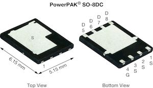 Vishay SiDR170DP-T1-RE3 N-Kanal, SMD MOSFET 100 V / 95 A, 8-Pin PowerPAK SO-8DC