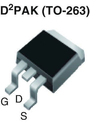 Vishay E SIHB17N80AE-GE3 N-Kanal, SMD MOSFET 800 V / 15 A, 3-Pin D2PAK (TO-263)