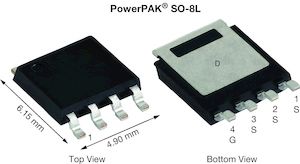 Vishay SQJ140EP-T1_GE3 N-Kanal, SMD MOSFET 40 V / 266 A, 4-Pin PowerPAK SO-8L